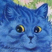 painting of a cat by louis wain